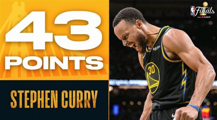 Wyniki NBA: 43 punkty Curry’ego i kosmiczna końcówka! Warriors wyrównują stan rywalizacji w Finałach