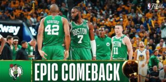 Wyniki NBA: 34 punkty Curry’ego nie wystarczyły! Historyczny powrót Celtics, którzy wygrywają pierwszy mecz Finału NBA!