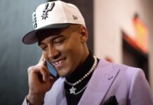 NBA: Jeremy Sochan z pierwszym plakatem! Wsadził nad obrońcą Thunder (Wideo)