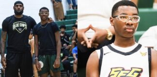 NBA: Drugi syn LeBrona zaskakuje! Bryce James w rok urósł ponad 20 centymetrów!