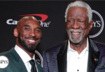 NBA: Kobe Bryant i Bill Russell – przyjaźń, która opierała się na czymś więcej niż na koszykówce