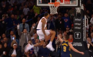 NBA: Najefektowniejszy wsad preseason? Obi Toppin po przełożeniu POD NOGĄ!