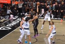 NBA: Kuriozalny rzut Simmonsa. Nie trafił z bliska nawet w obręcz!