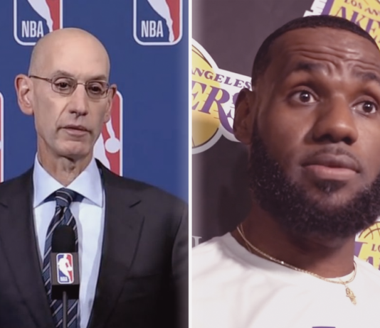 NBA: Komisarz Adam Silver stanął w obronie LeBrona Jamesa