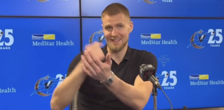 NBA: Porzingis „ukradł” cieszynkę Gortatowi. Co na to Polak?