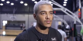 NBA: Mbappe oglądał Sochana w akcji. Po meczu dostał dwa prezenty