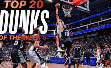 NBA: Sochan w zestawieniu najlepszych wsadów tygodnia w NBA!