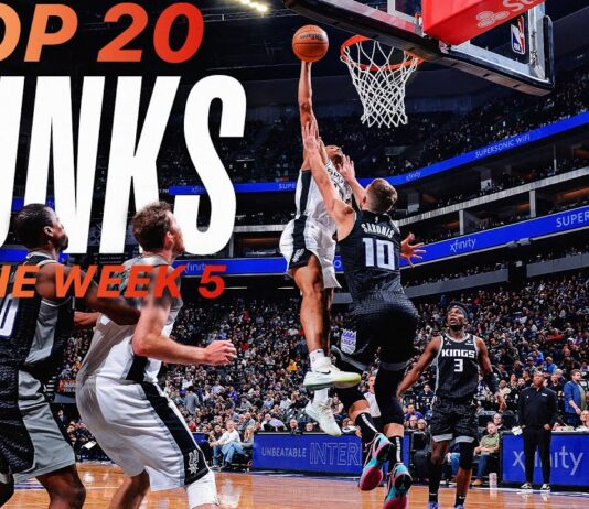 NBA: Sochan w zestawieniu najlepszych wsadów tygodnia w NBA!