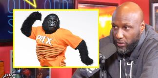 NBA: Lamar Odom ma problem z maskotką Phoenix Suns