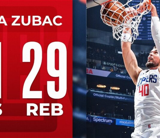 NBA: Zubac niczym najlepsi w historii. Niezwykłe osiągnięcie gracza Clippers