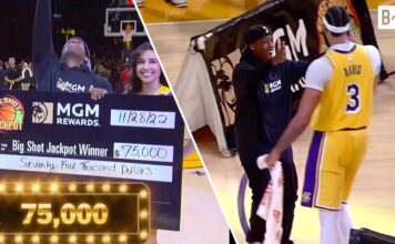 NBA: Wygrał ponad 300 tys. zł! Wystarczył jeden rzut! (wideo)