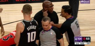 NBA: Wściekły trener Kings rzucił się na sędziego