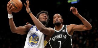Wyniki NBA: 52 punkty Siakama i 45 oczek Giannisa, Nets upokorzyli Warriors, fatalna seria Celtics