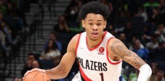 Wyniki NBA: 45 punktów Simonsa, bezradni Knicks i Clippers, popis duetu Curry-Wiggins