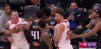 NBA: Zagotowało się w meczu Kings z Rockets! Czterech graczy wyrzuconych z parkietu