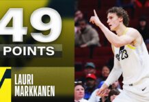 Wyniki NBA: 49 punktów i rekord kariery Markkanenena, rzadki wyczyn Tatuma i ten rzut Hylanda