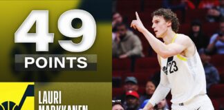 Wyniki NBA: 49 punktów i rekord kariery Markkanenena, rzadki wyczyn Tatuma i ten rzut Hylanda