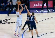 Wyniki NBA: 15 punktów Sochana. Game-winner Jokicia i 38 tys. punktów LeBrona