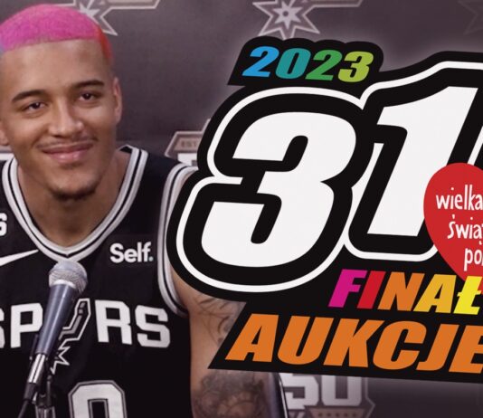 Jeremy Sochan i San Antonio Spurs grają z Wielką Orkiestrę Świątecznej Pomocy!