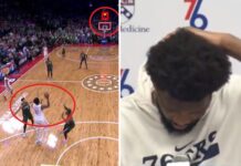 NBA: Niesamowita końcówka! To byłby rzut roku! Gdyby zmieścił się w czasie…