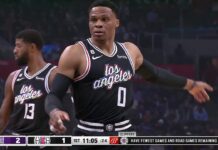 NBA: Westbrook zadebiutował! Double-double, dwie dogrywki, historyczna liczba punktów i porażka Clippers