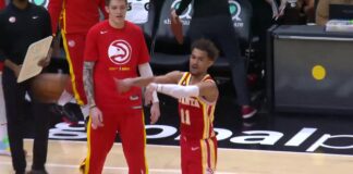 NBA: Krótki lont Trae’a Younga. Sędzia nie miał innego wyboru