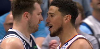 NBA: Booker i Doncić wymienili się “uprzejmościami”. Durant z zabójczym ciosem