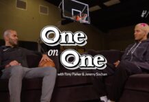 NBA: Tony Parker spotkał się z Jeremim Sochanem. Dzielił się wspomnieniami i dał kilka wskazówek