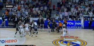 Straszna przepychanka w Eurolidze. Gracze Realu i Partizana skoczyli sobie do gardeł