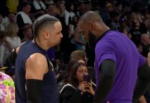 NBA: Po tym faulu na LeBronie Brooks wyleciał z boiska!
