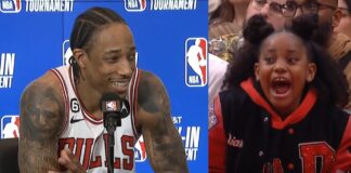NBA: Stała się hitem sieci! Tak córka DeRozana pomogła Bulls i zakończyła sezon Raptors (WIDEO)