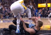 NBA: Draymond Green wyleciał z boiska. Czy za to zachowanie czeka go zawieszenie? Co ze zdrowiem Sabonisa?