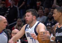 Wyniki NBA: 41 punktów Irvinga i bezradność Mavericks. Pojedynek Giannisa z Embiidem, zwycięski blok Murraya, LeBron znów pisze historię