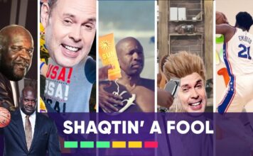 NBA: Embiid nowym królem flopów? LeBron został strollowany, a kto zaliczył samobój? Jest nowe Shaqtin’ A Fool!