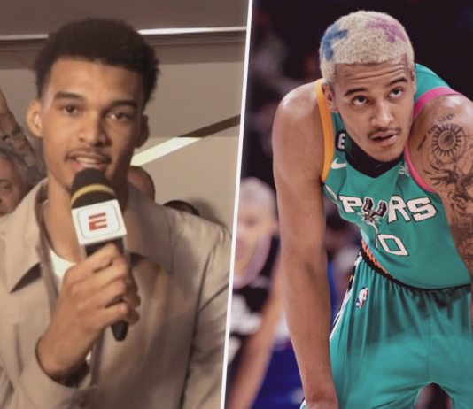 NBA: Jak na wygraną Spurs w loterii draftu zareagowali Wembanyama oraz Sochan?