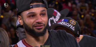 NBA: Nie zabrakło łez. Jokić mówił nie tylko o trofeach