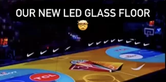 FIBA odsłoniła wyjątkowy szklany parkiet!