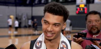 Wyniki NBA: Wembanyama liderem Spurs, Jonathan Kuminga z 26 punktami, jak poradzili sobie Sochan i Podziemski?