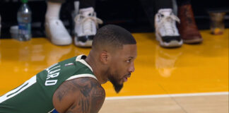 Wyniki NBA: 39 punktów Lillarda w debiucie! LeBron dał wygraną Lakers, 39 punktów Duranta