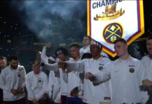 NBA: Nuggets odebrali efektowne pierścienie i powiesili pierwszy baner