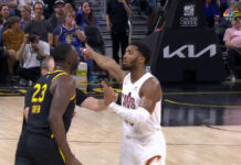 NBA: Green i Mitchell na siebie wpadli! Przez moment zrobiło się bardzo gorąco