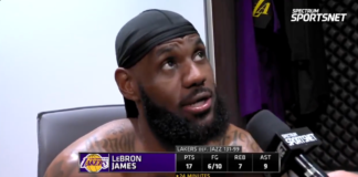 NBA: Po tym pytaniu LeBron James aż zakrył twarz w dłoniach. „O mój Boże” (WIDEO)