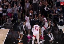 Wyniki NBA: Wielkie emocje w San Antonio! 41 punktów Duranta, triple-double Balla