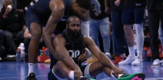 Wyniki NBA: Harden daje Clippers zwycięstwo, powrót Bridgesa, 43 punkty Foxa, game-winner Duranta, 37 minut Sochana