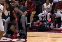 NBA: Dziura w parkiecie zakończyła jego sezon! Heat domagają się wyjaśnień, LeBron prosi o zbadanie sprawy