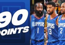 Wyniki NBA: 90 punktów tercetu Clippers, 43 oczka Cunninghama, powrót Adebayo i Herro