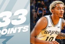 NBA: Rekord kariery Jeremiego Sochana! Zdobył 33 punkty przeciwko Hawks