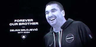 NBA: Warriors pożegnali zmarłego Milojevicia. Ceremonia chwyta za serca