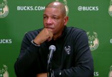 Wyniki NBA: 45 punktów Doncicia, 26 zbiórek Sabonisa. Porażka Riversa w debiucie w Bucks