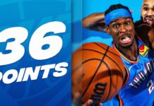 Wyniki NBA: OKC lepsi od Celtics w hicie, Shai znów wielki! Triple-double Embiida, popis Curry’ego